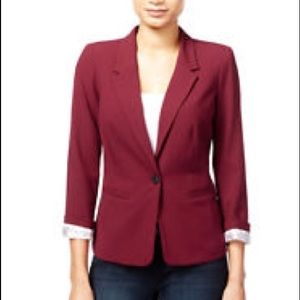 Kensie Stretch Crepe Blazer